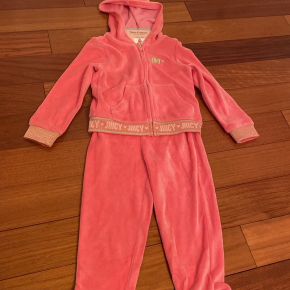 Juicy Couture Pink Velour Tracksuit - Picture 1 of 6